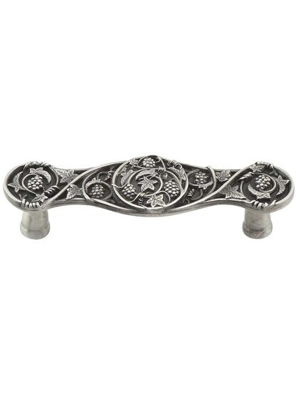 Grapevine Drawer Pull in Antique Pewter.